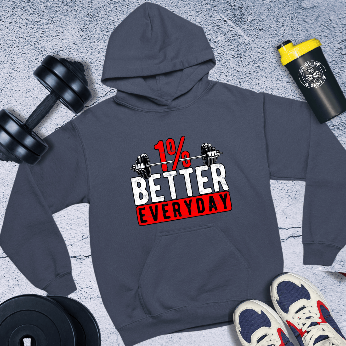 Hoodie Navy / S 1% Better Everyday Hoodie