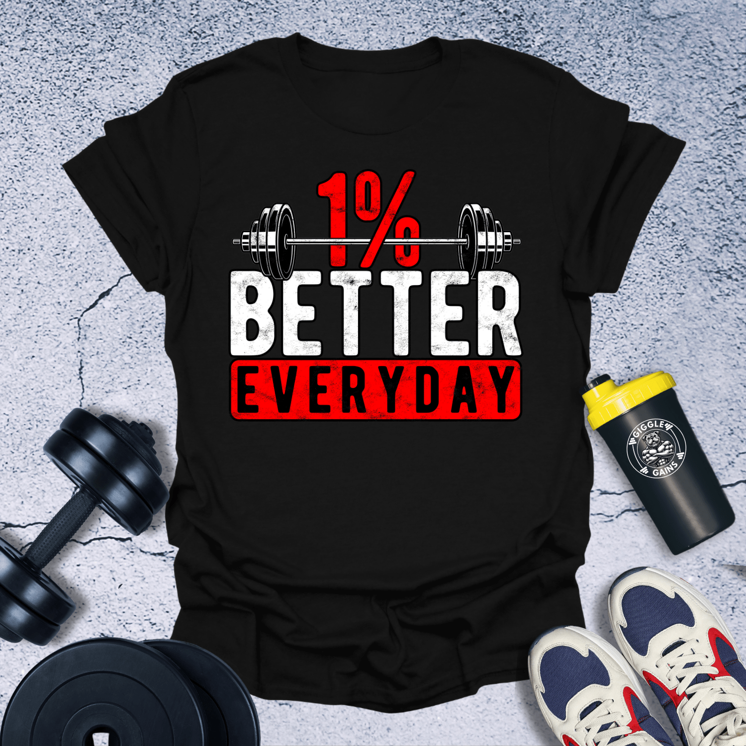 T-Shirt Black / S 1% Better Everyday T-Shirt