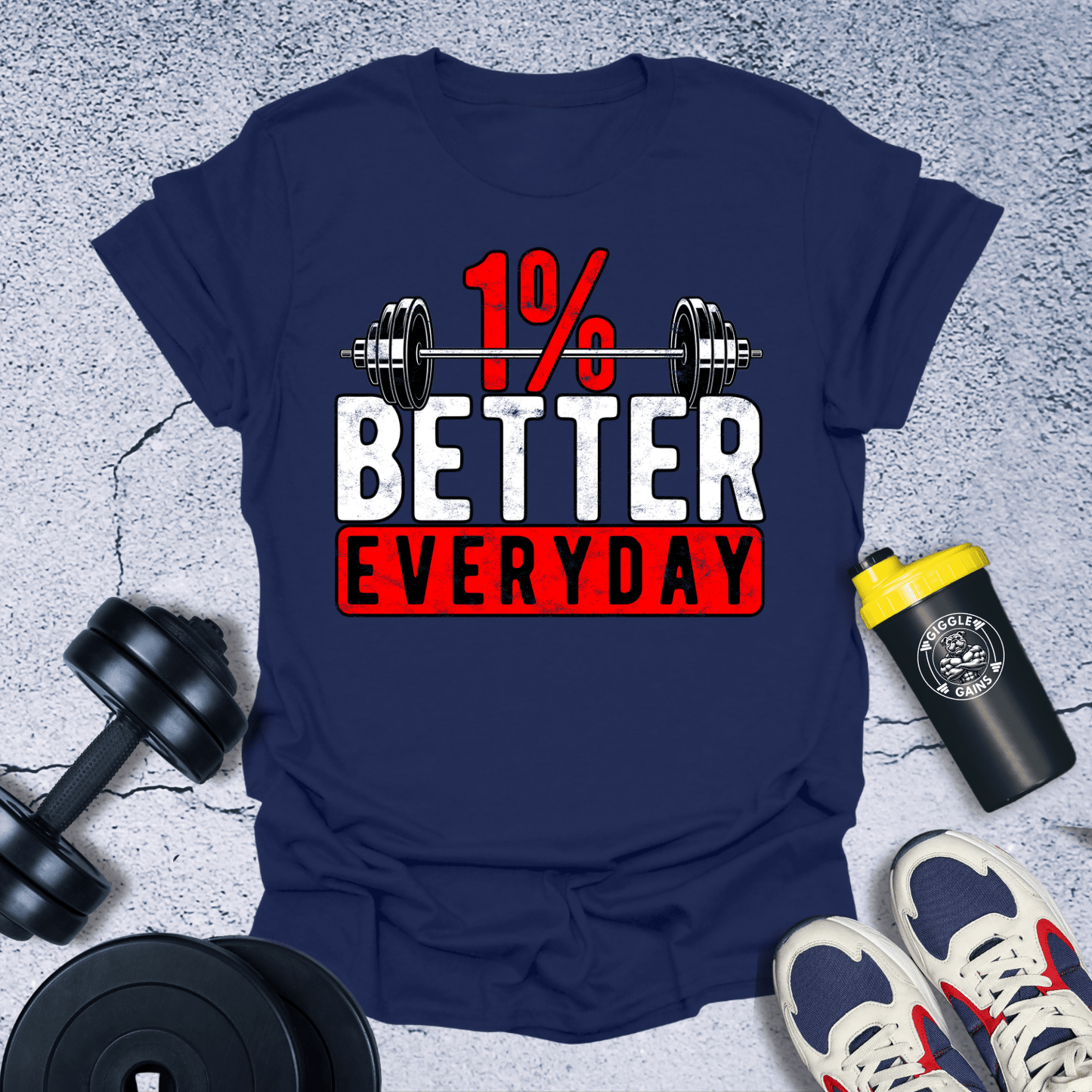 T-Shirt Navy / S 1% Better Everyday T-Shirt