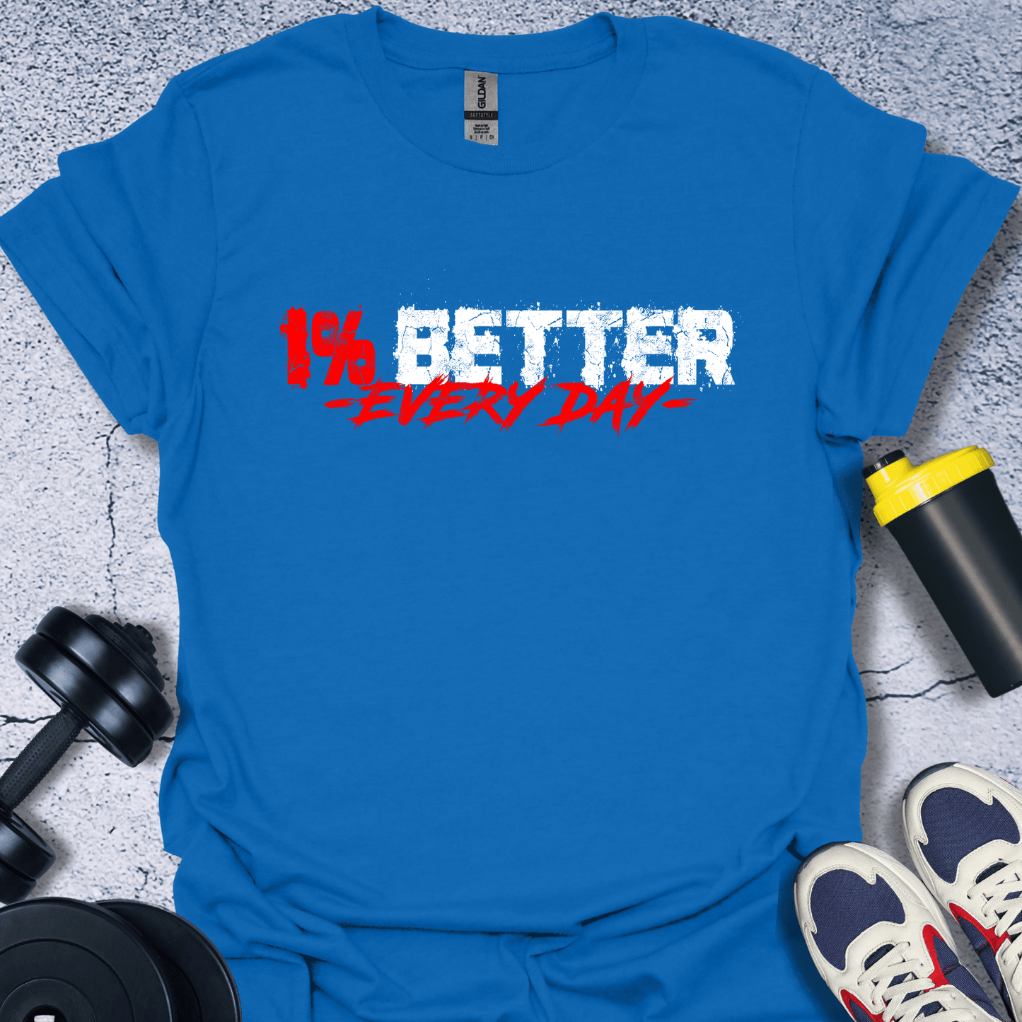 T-Shirt Royal / S 1% Better Everyday T-Shirt