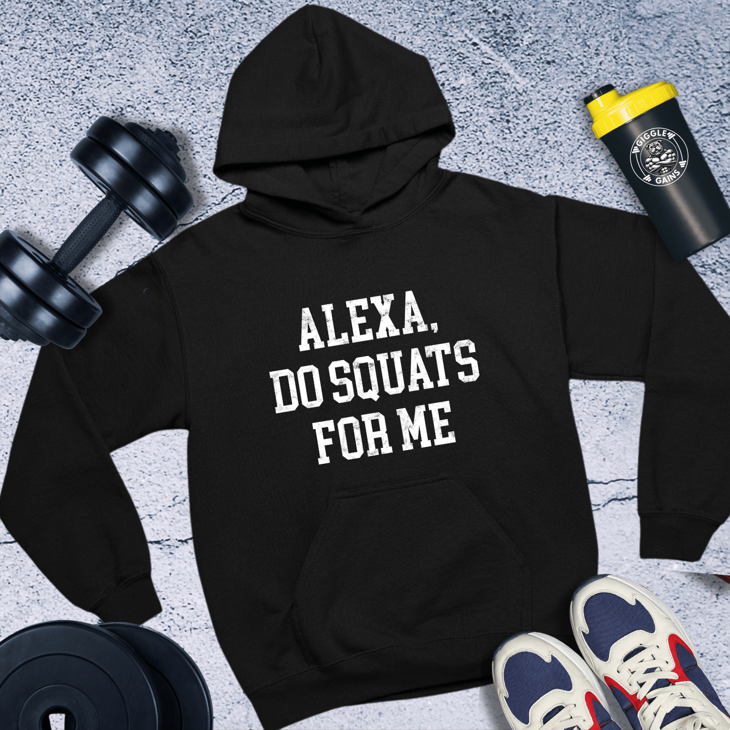 Hoodie Black / S Alexa Do Squats For Me Hoodie