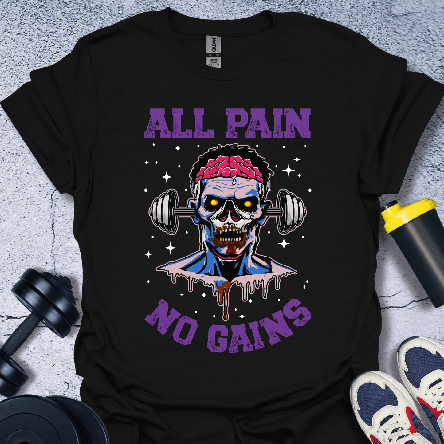 T-Shirt Black / S All Pain No Gains T-Shirt