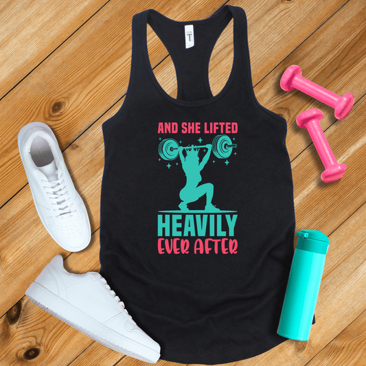 Tank Top Solid Black / XS And She Lifted Heavily Ever After  Tank Top