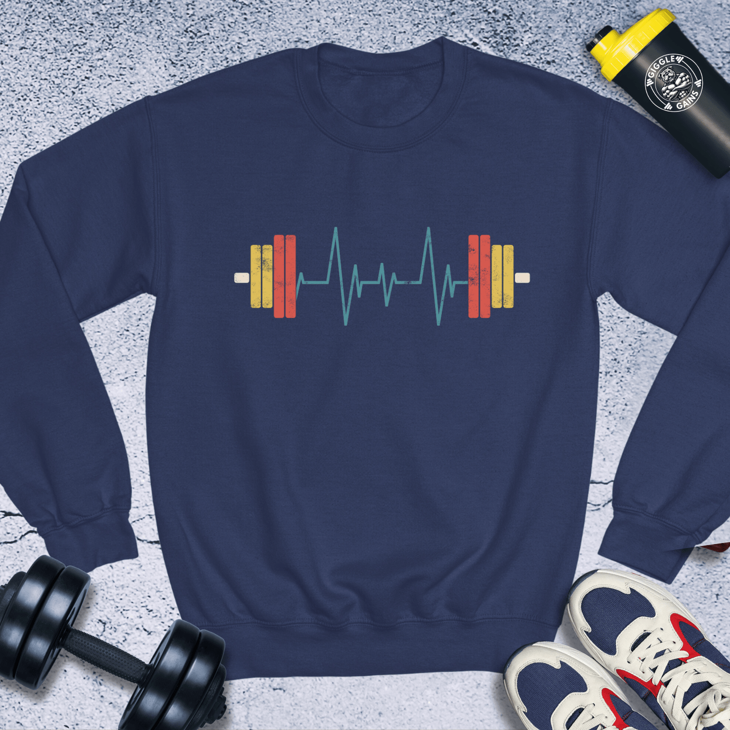 Sweatshirt Navy / S Barbeat Crewneck