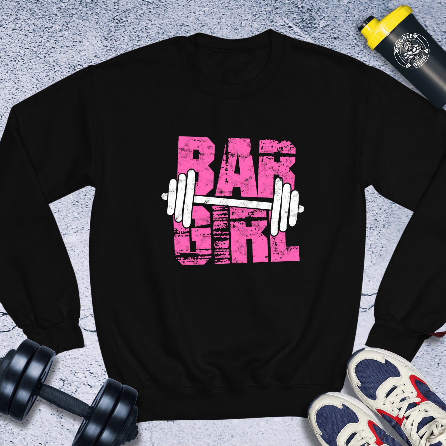 Sweatshirt Black / S BARGIRL Crewneck