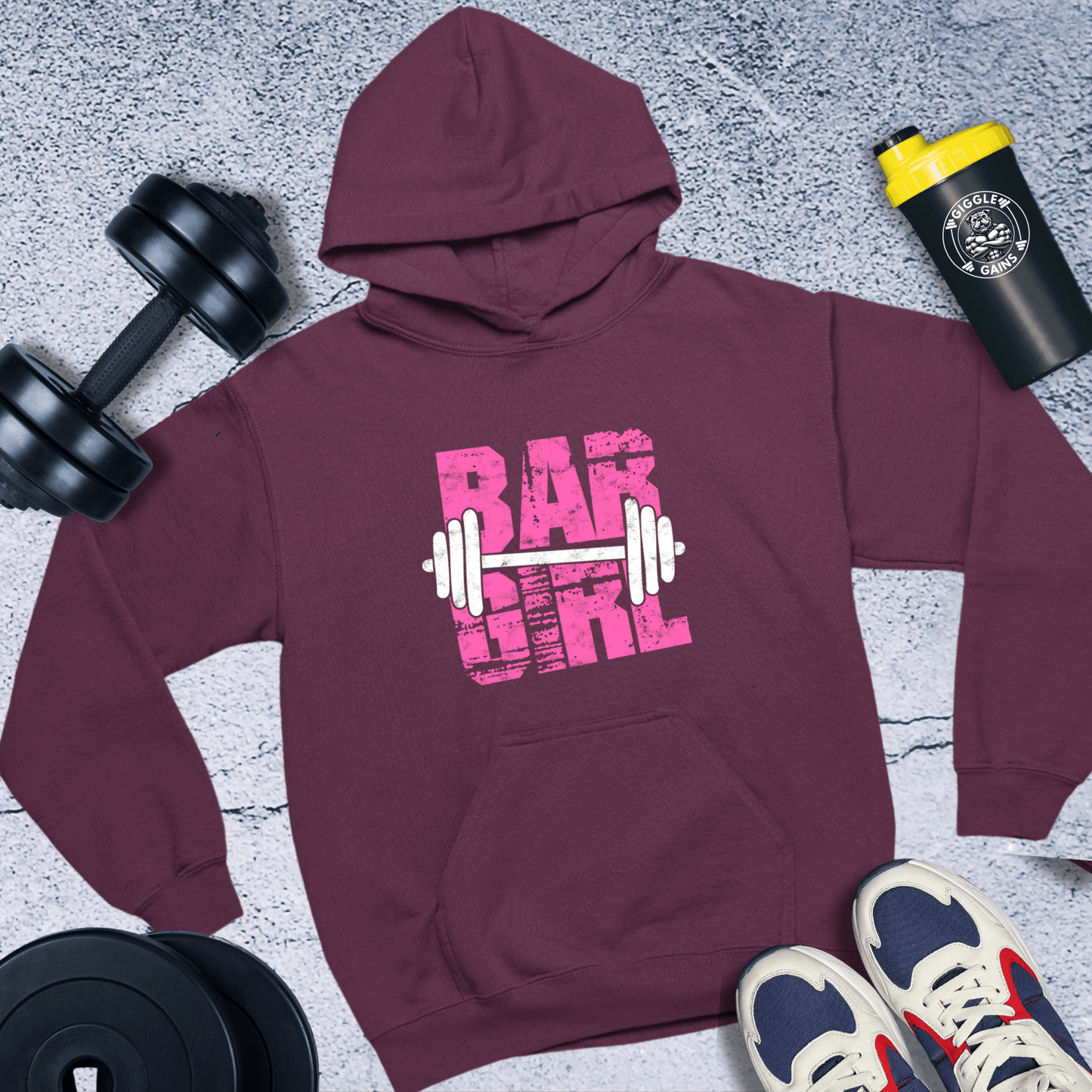 Hoodie Maroon / S BARGIRL Hoodie