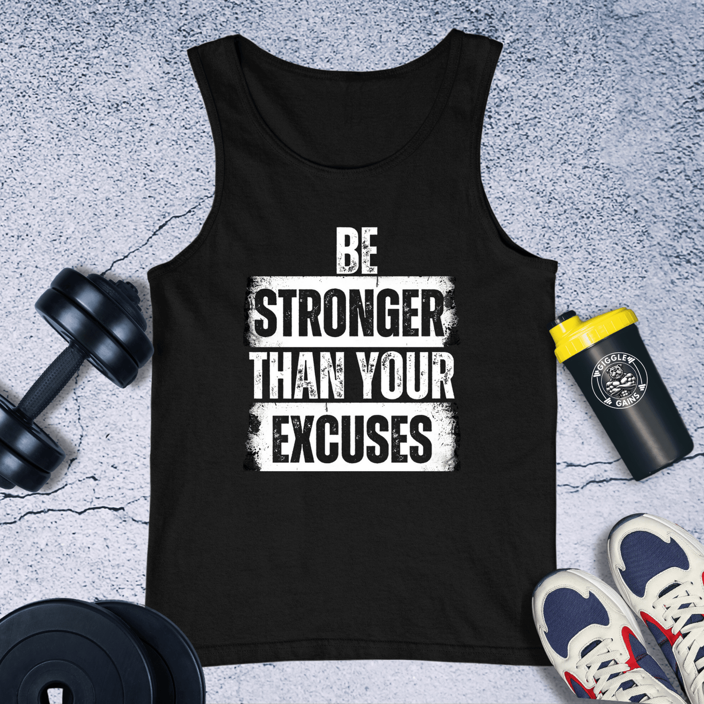 Tank Top Black / XS Be Stronger Than Your Excuses Tank Top