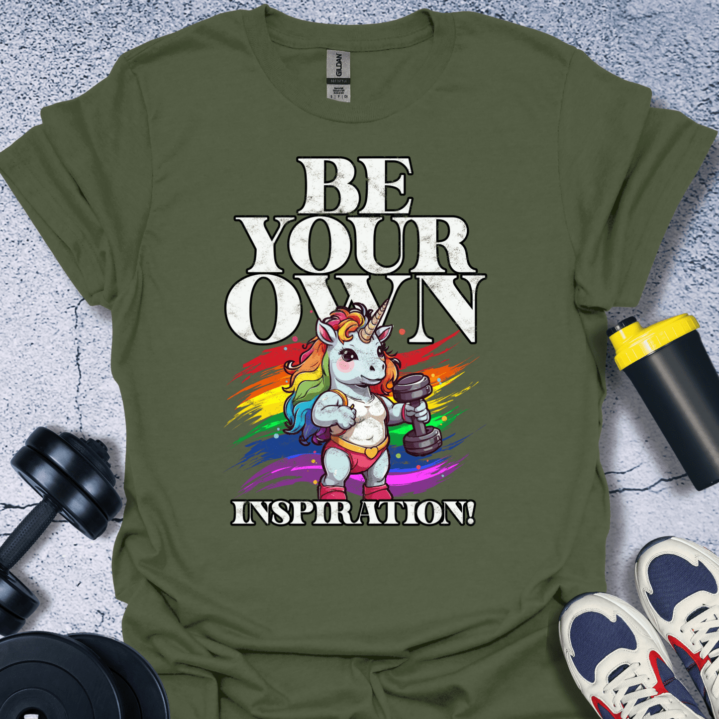 T-Shirt Military Green / S Be Your Own Inspiration T-Shirt