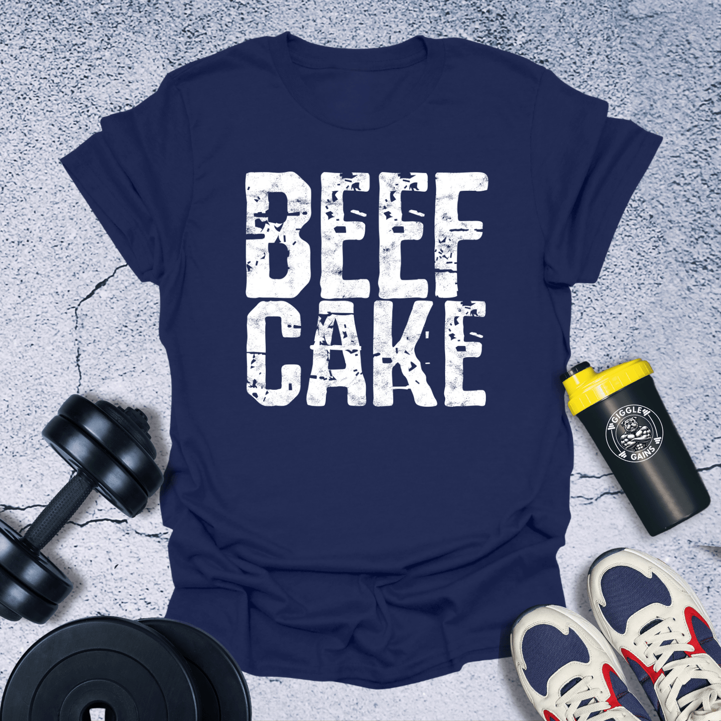 T-Shirt Navy / S Beef Cake T-Shirt