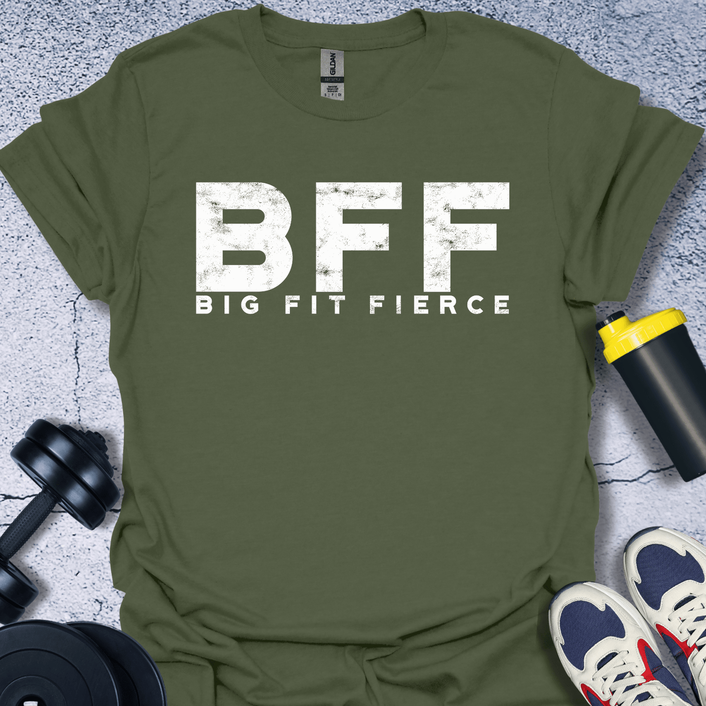 T-Shirt Military Green / S Big Fit Fierce T-Shirt