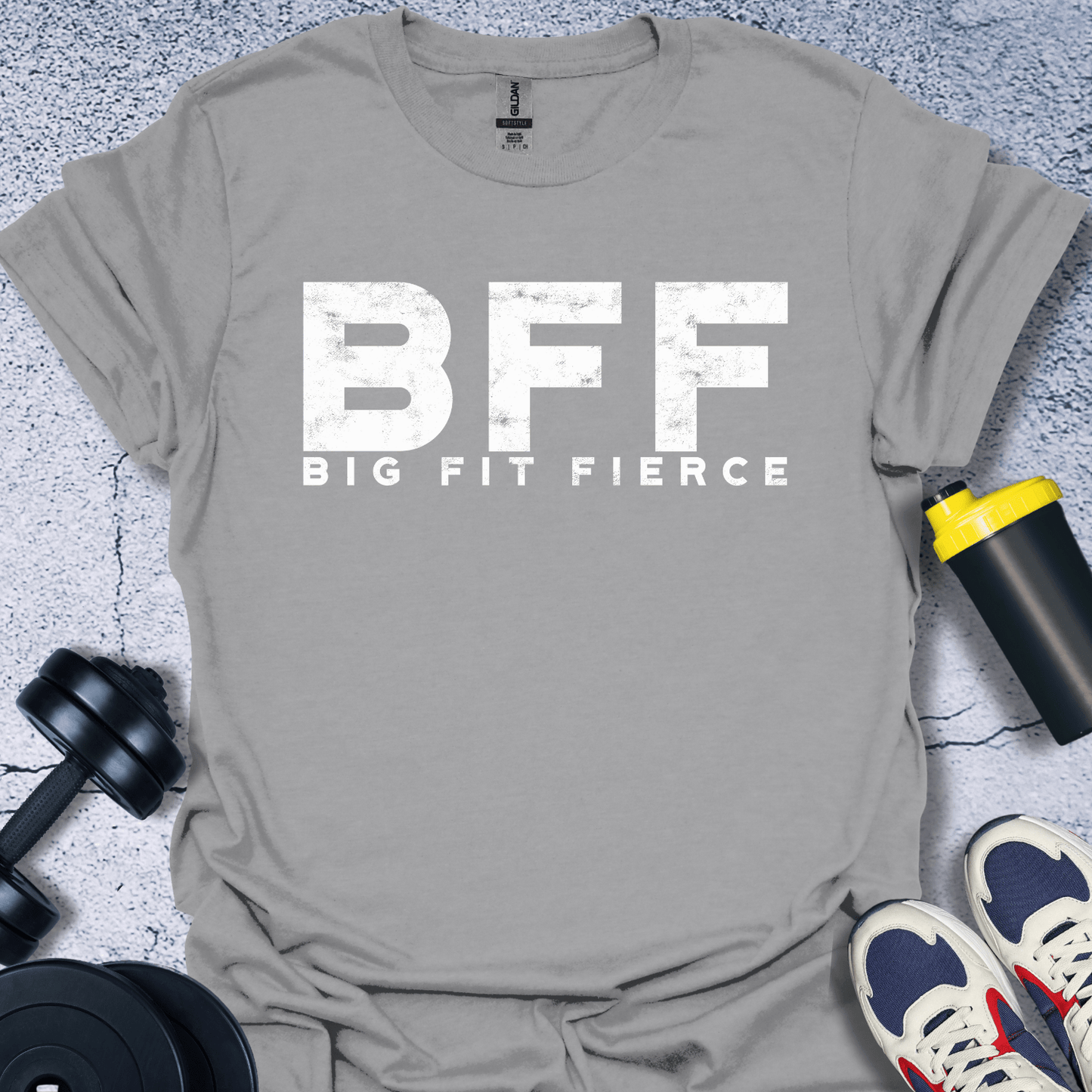 T-Shirt Sport Grey / S Big Fit Fierce T-Shirt