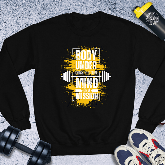 Sweatshirt Black / S Body Under Construction Crewneck