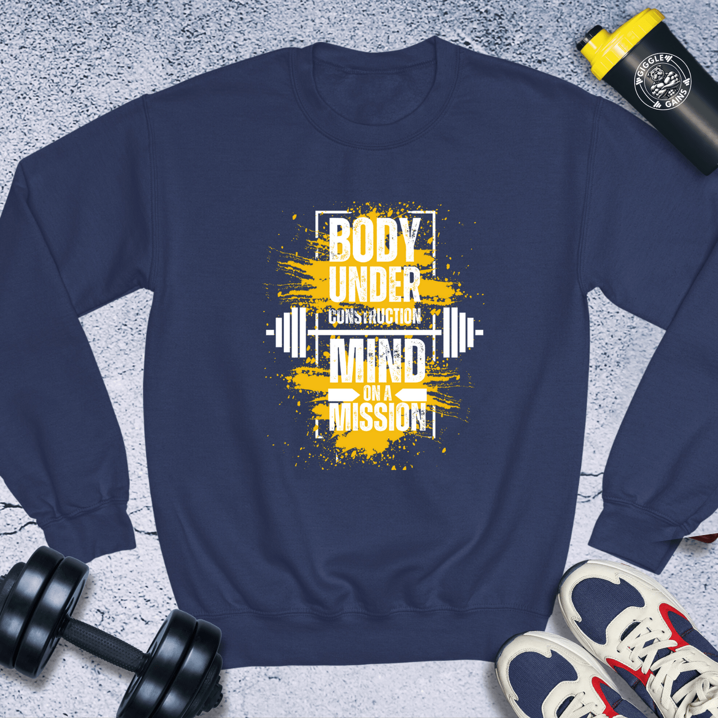 Sweatshirt Navy / S Body Under Construction Crewneck