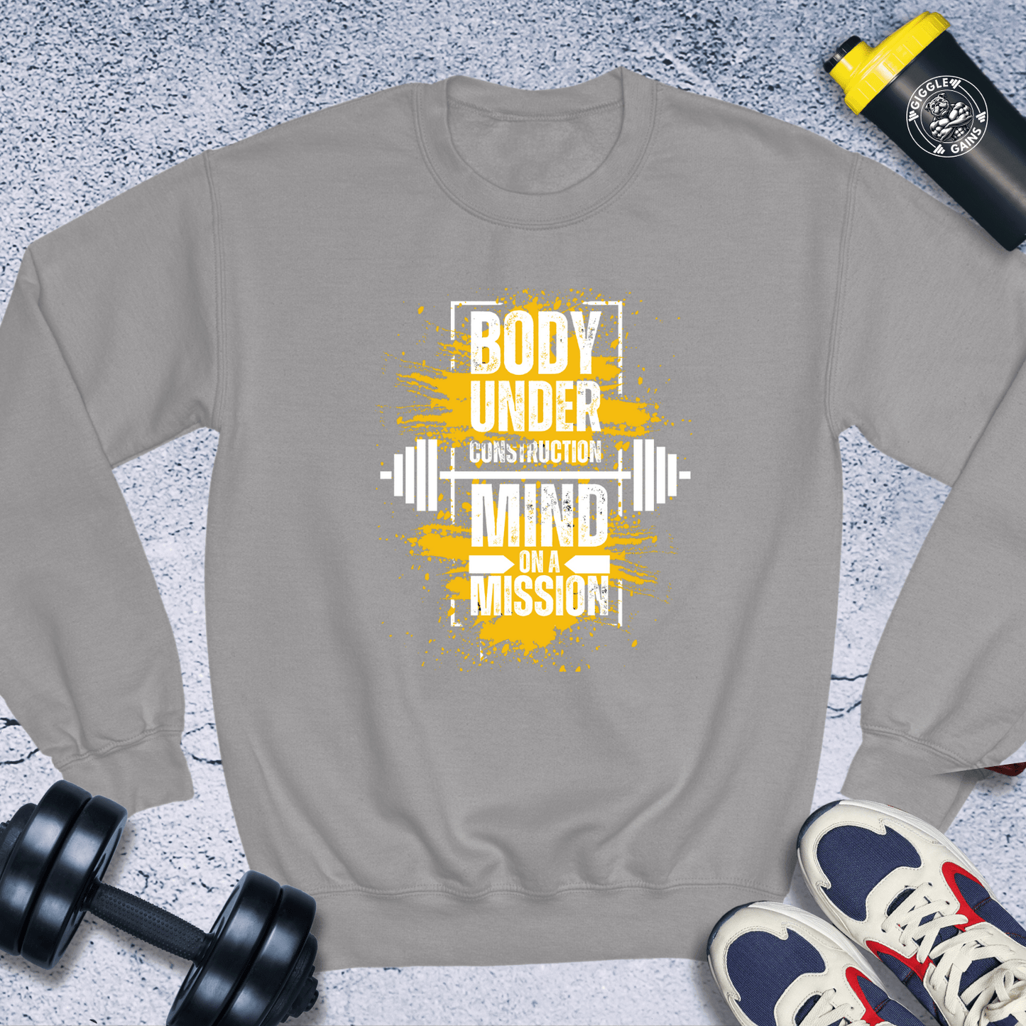 Sweatshirt Sport Grey / S Body Under Construction Crewneck