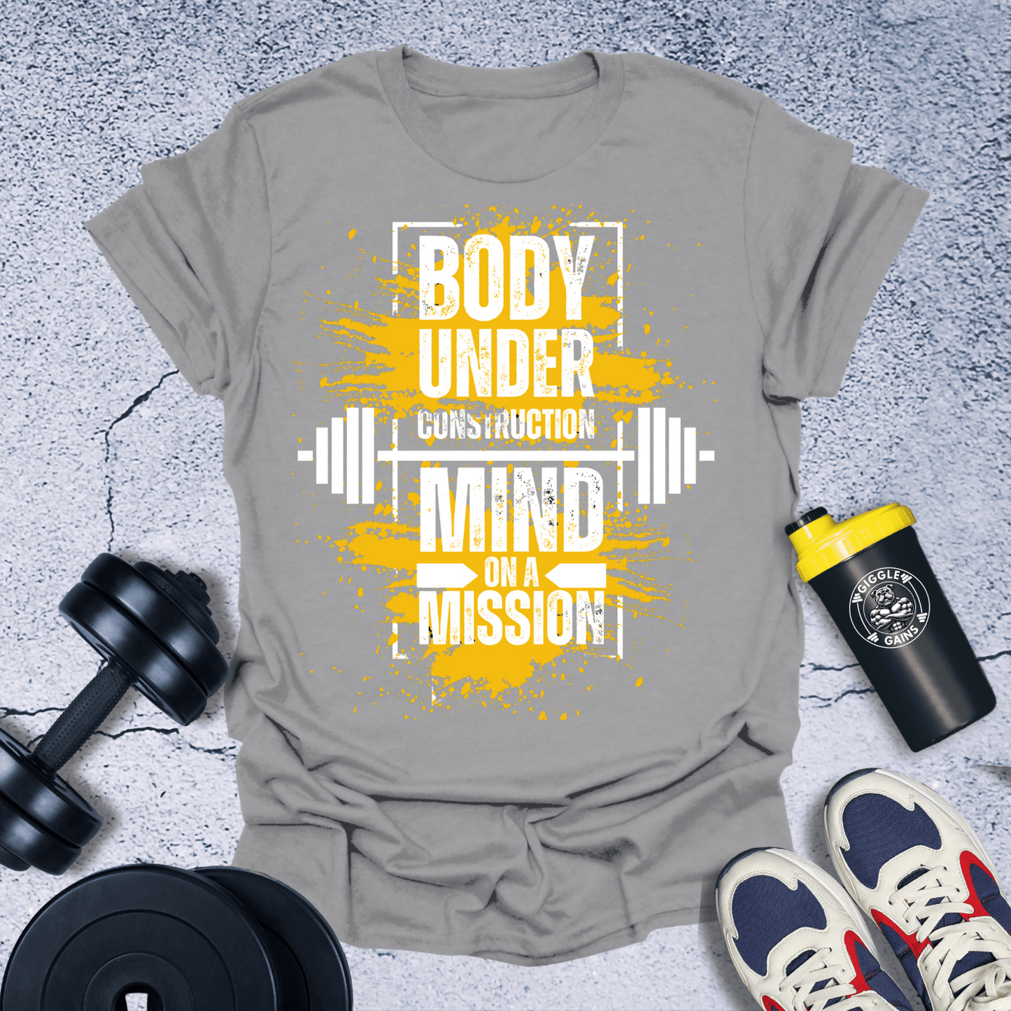 T-Shirt Sport Grey / S Body Under Construction T-Shirt