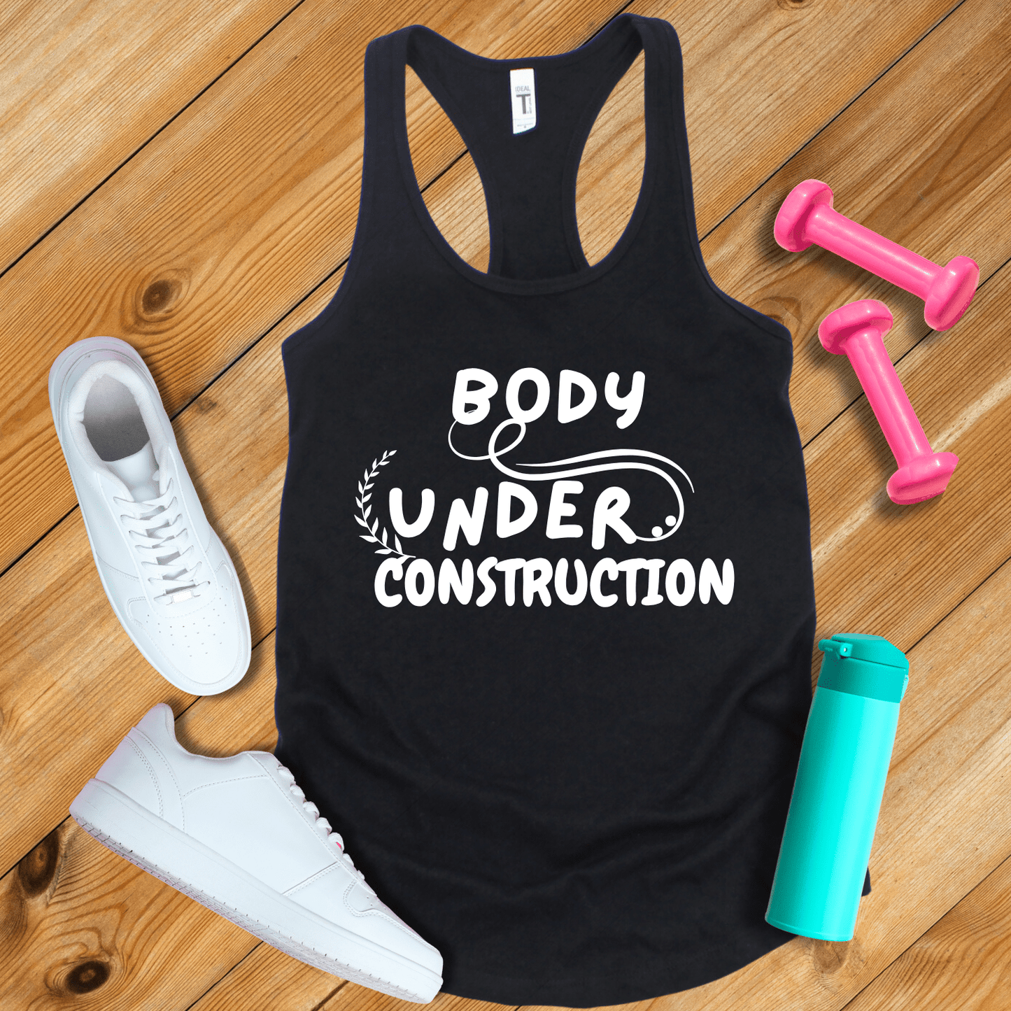 Tank Top Solid Black / XS Body Under Construction Tank Top