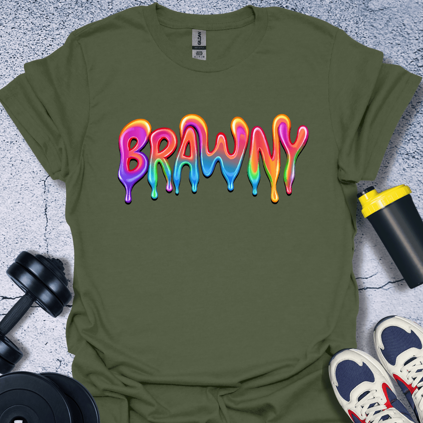 T-Shirt Military Green / S Brawny T-Shirt