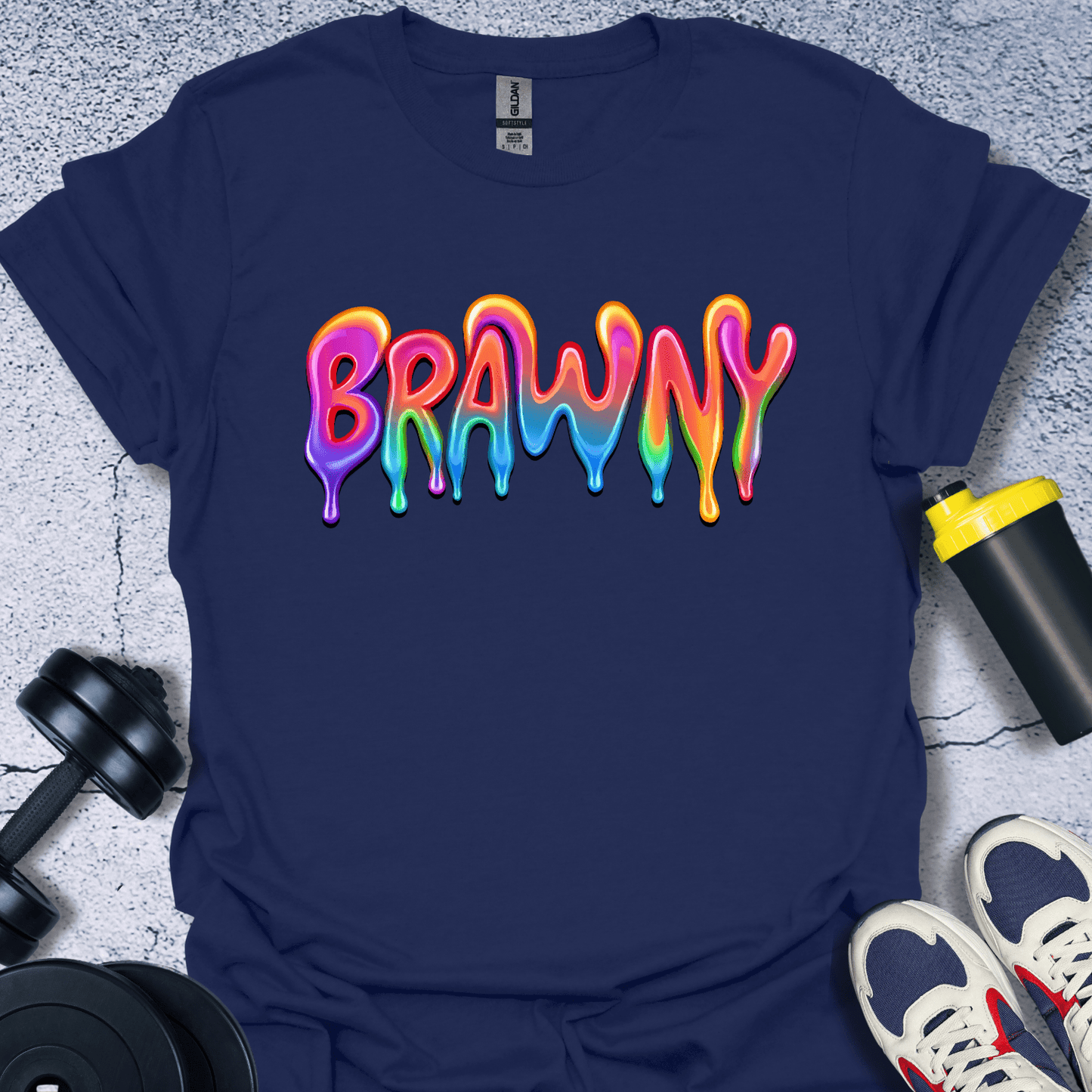 T-Shirt Navy / S Brawny T-Shirt