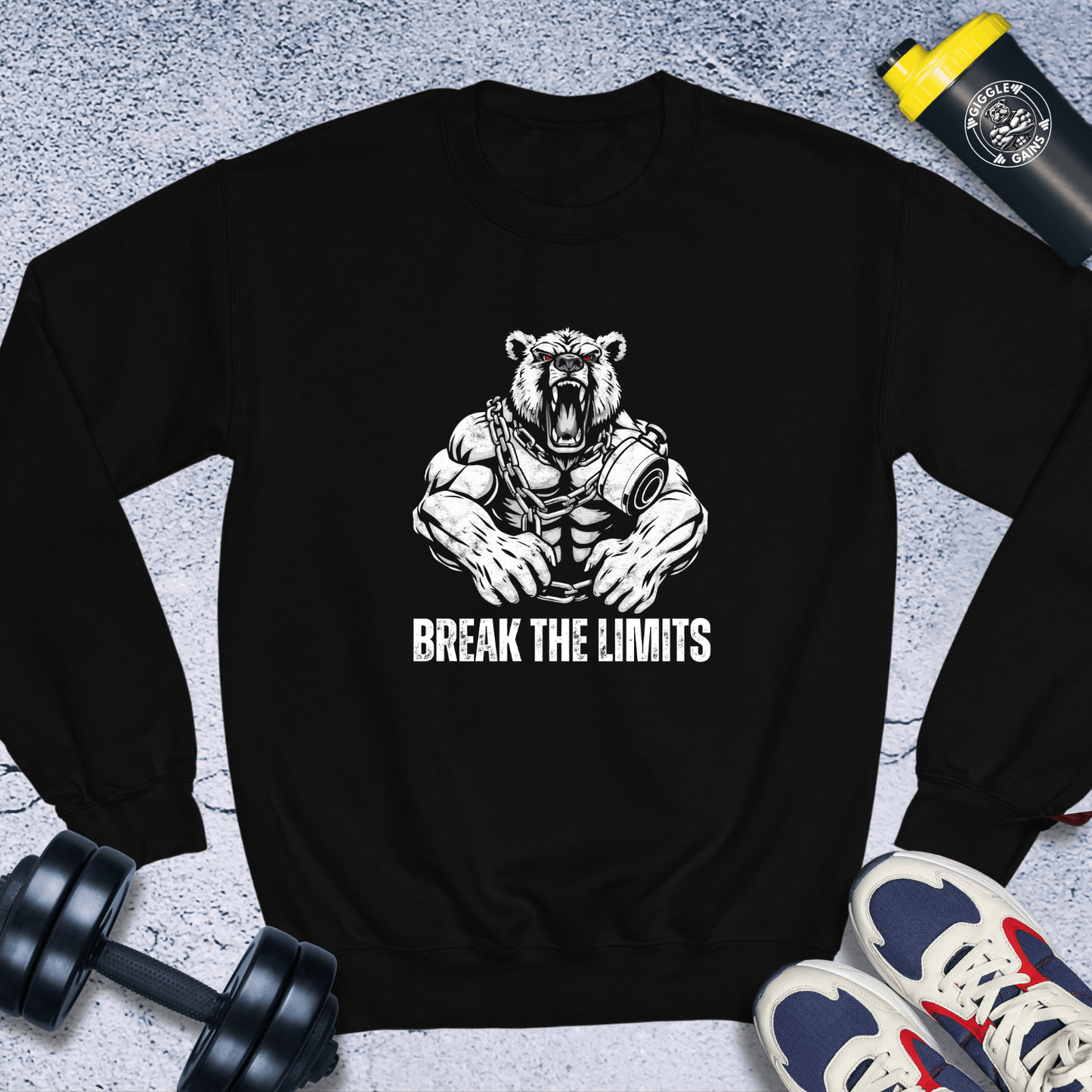 Sweatshirt Black / S Break The Limits Crewneck