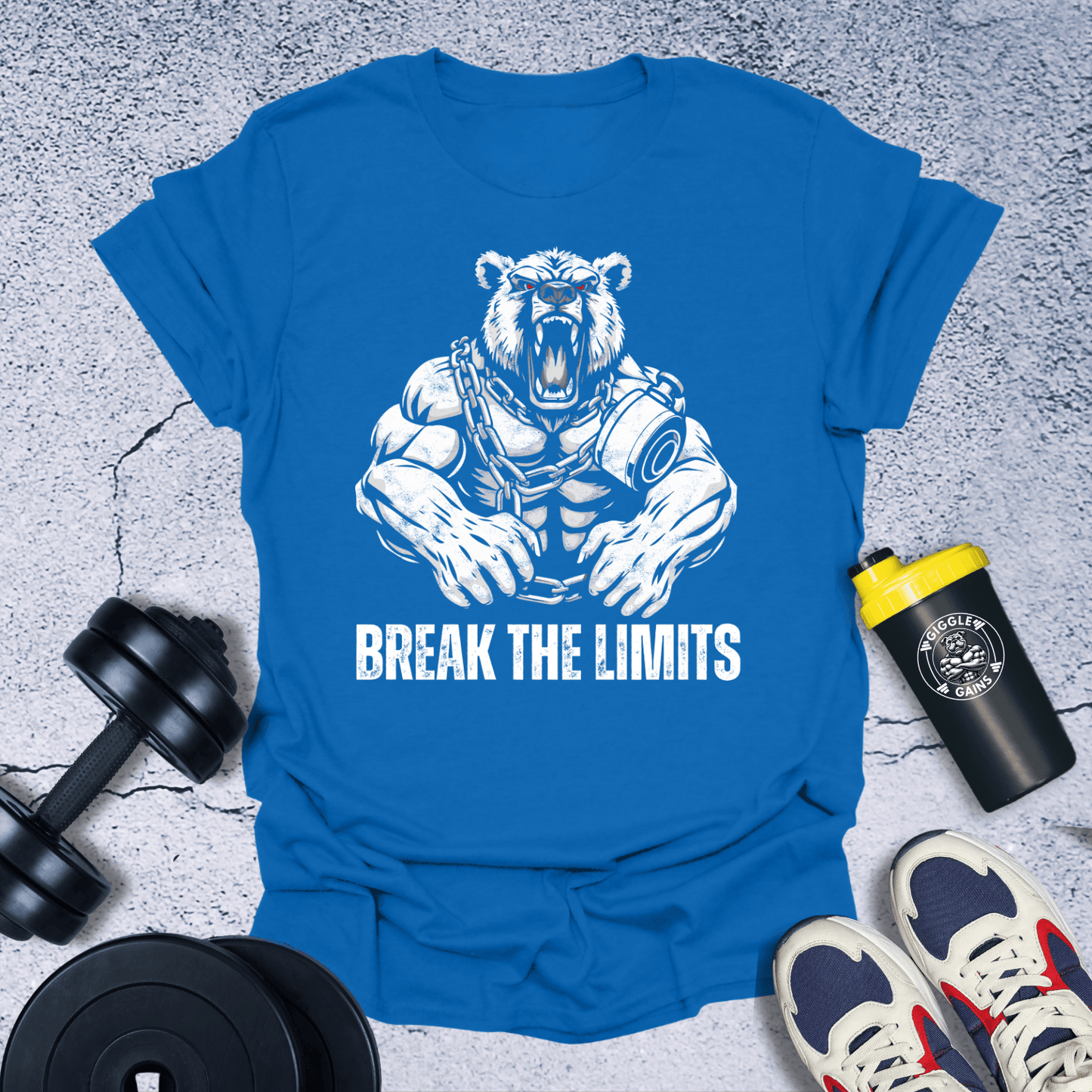 T-Shirt Royal / S Break The Limits T-Shirt