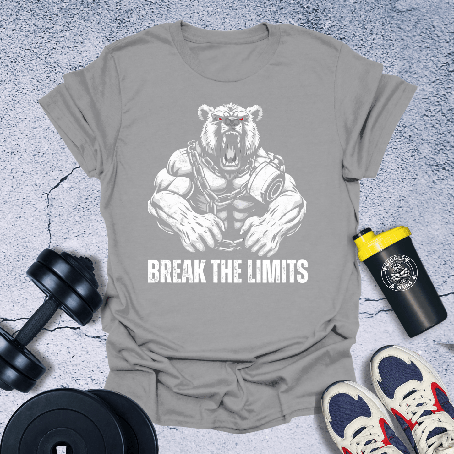 T-Shirt Sport Grey / S Break The Limits T-Shirt