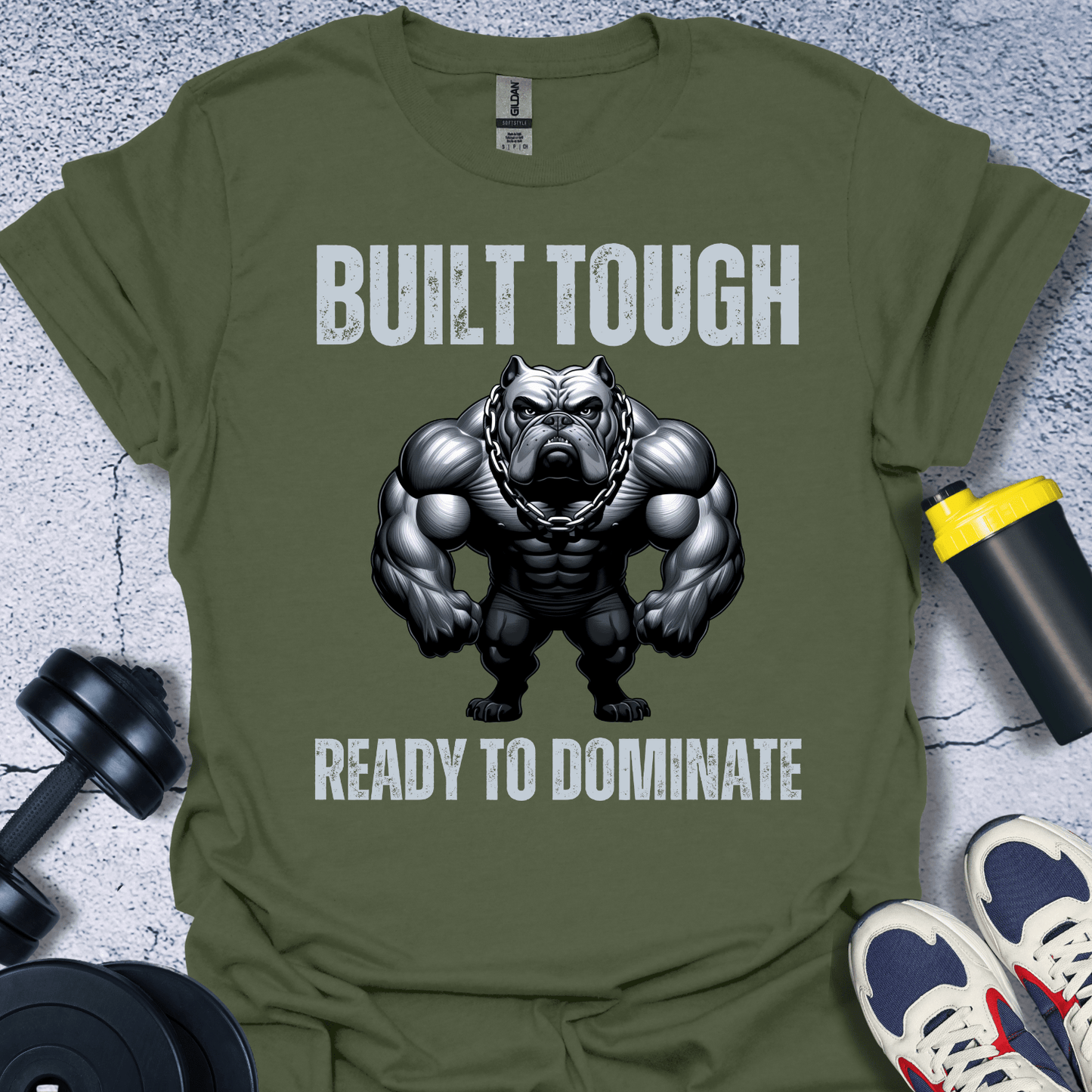 T-Shirt Military Green / S Built Tough T-Shirt