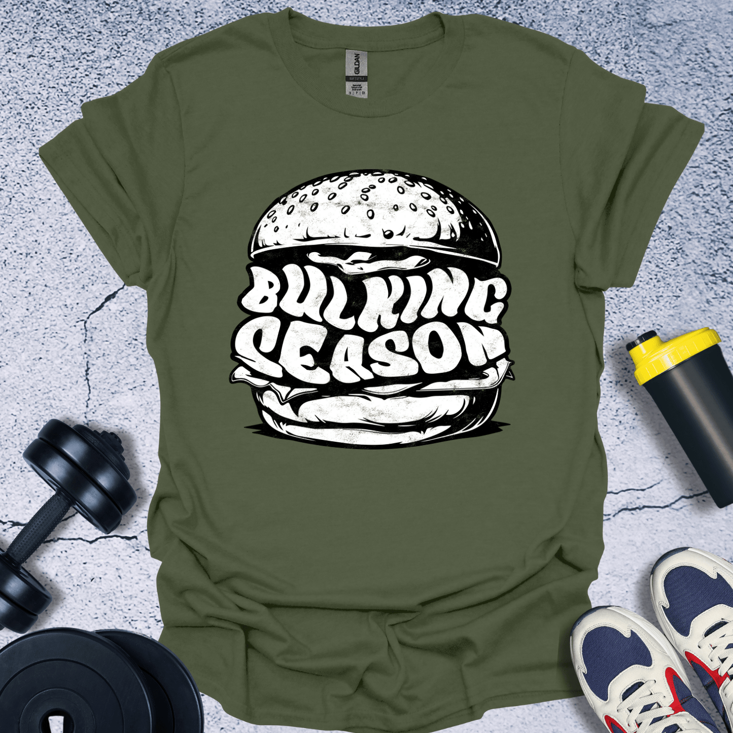 T-Shirt Military Green / S Bulking Season T-Shirt