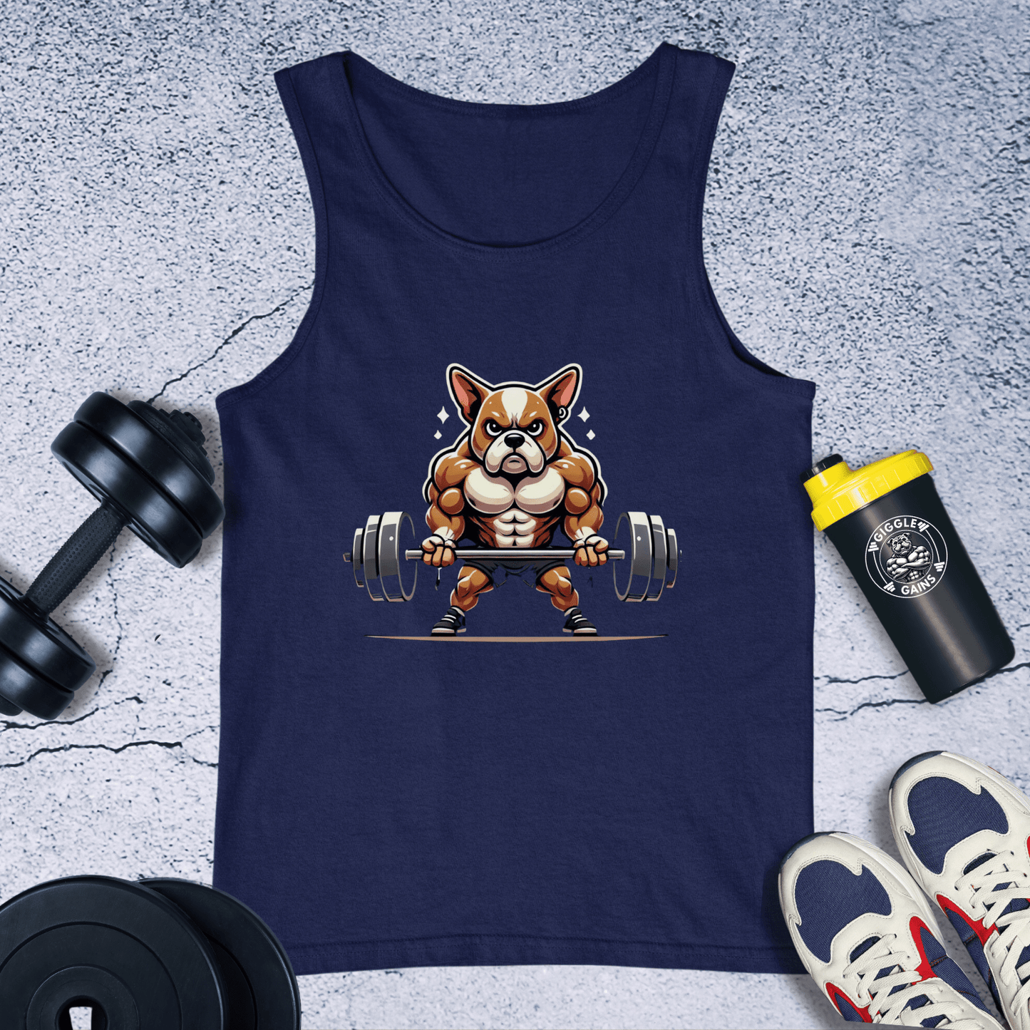 Tank Top Navy / XS Bulldog Lifting Tank Top