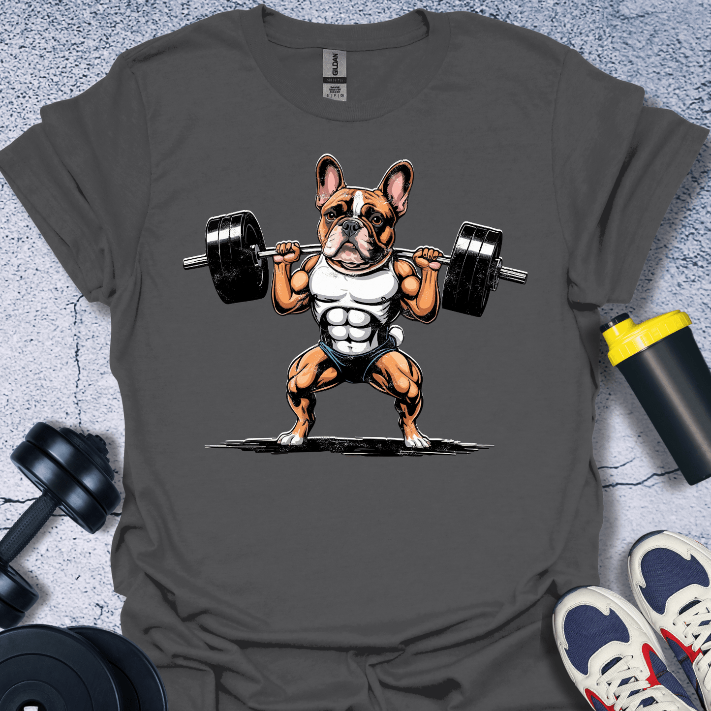 T-Shirt Charcoal / S Bulldog Power T-Shirt