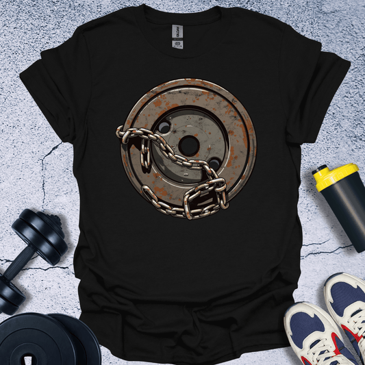 T-Shirt Black / S Bumper Plate With Chain T-Shirt