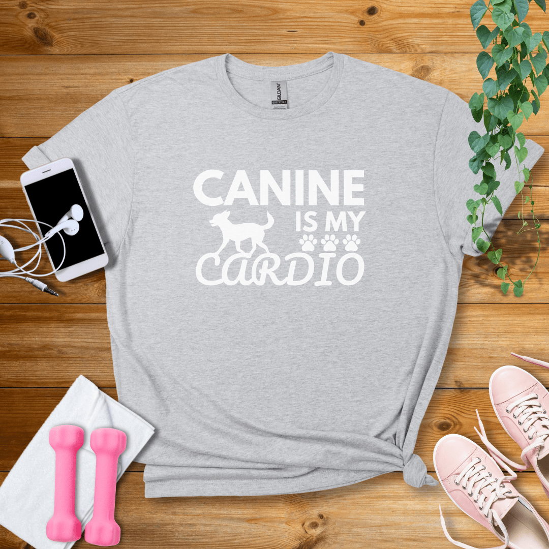 T-Shirt Sport Grey / S Canine Is My Cardio T-Shirt