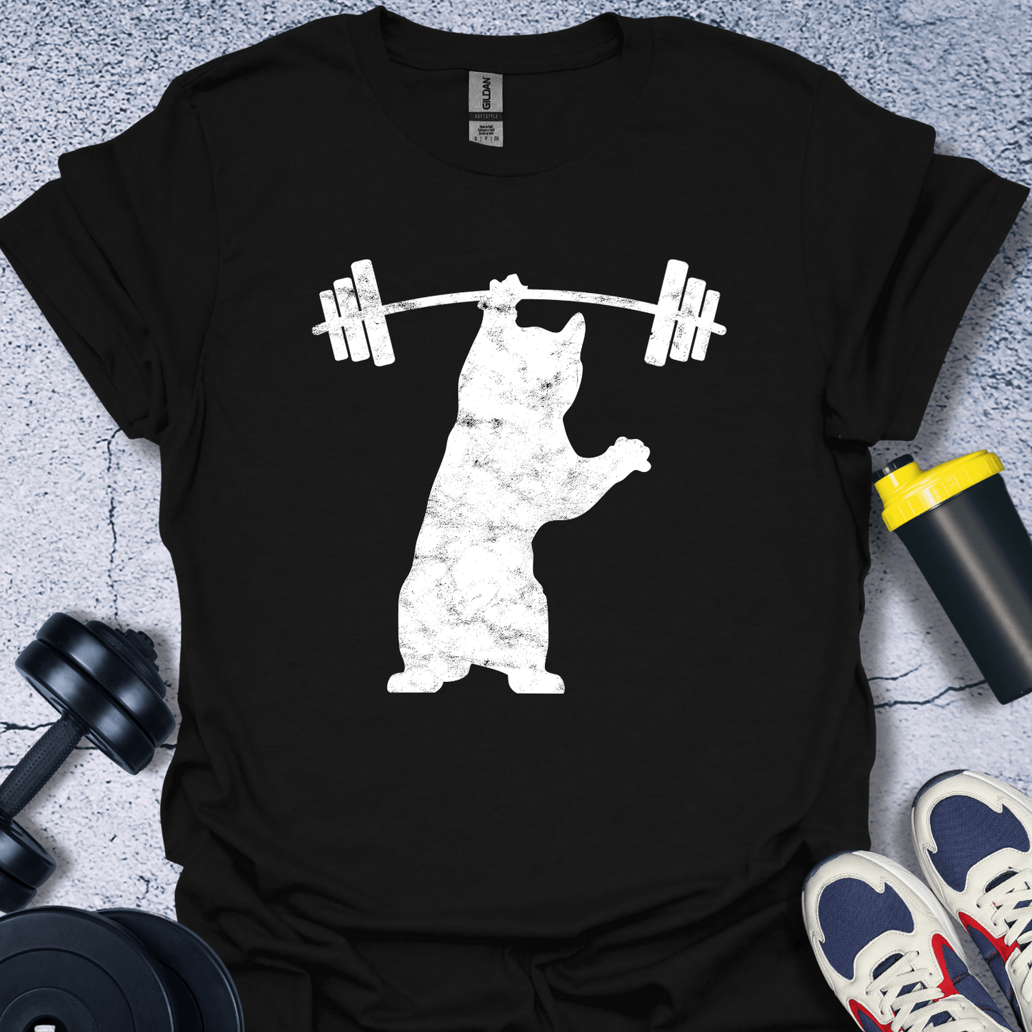 T-Shirt Black / S Cat Lifting T-Shirt