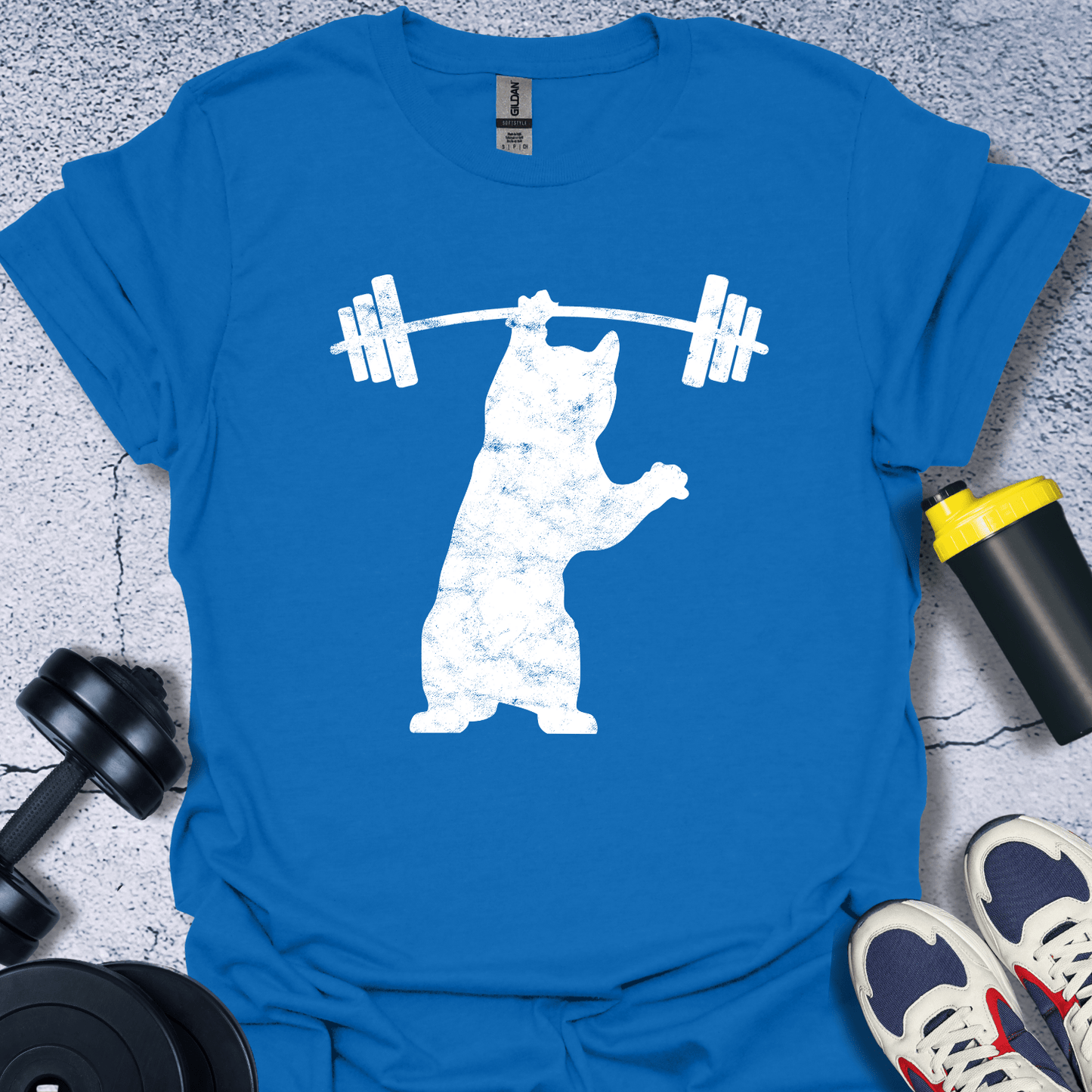 T-Shirt Royal / S Cat Lifting T-Shirt