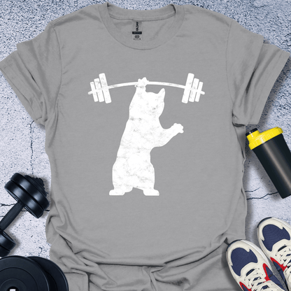 T-Shirt Sport Grey / S Cat Lifting T-Shirt