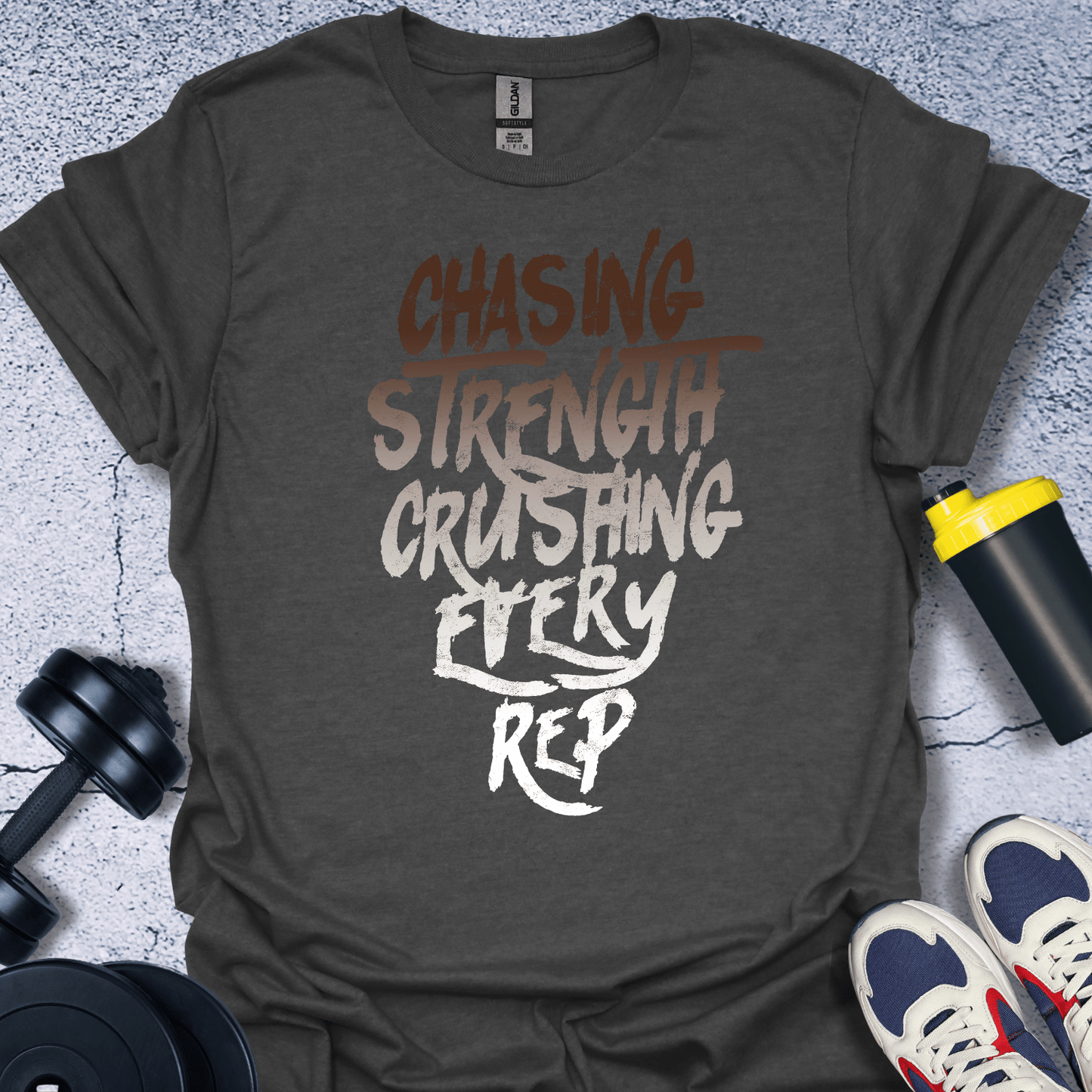 T-Shirt Dark Heather / S Chasing Strength T-Shirt