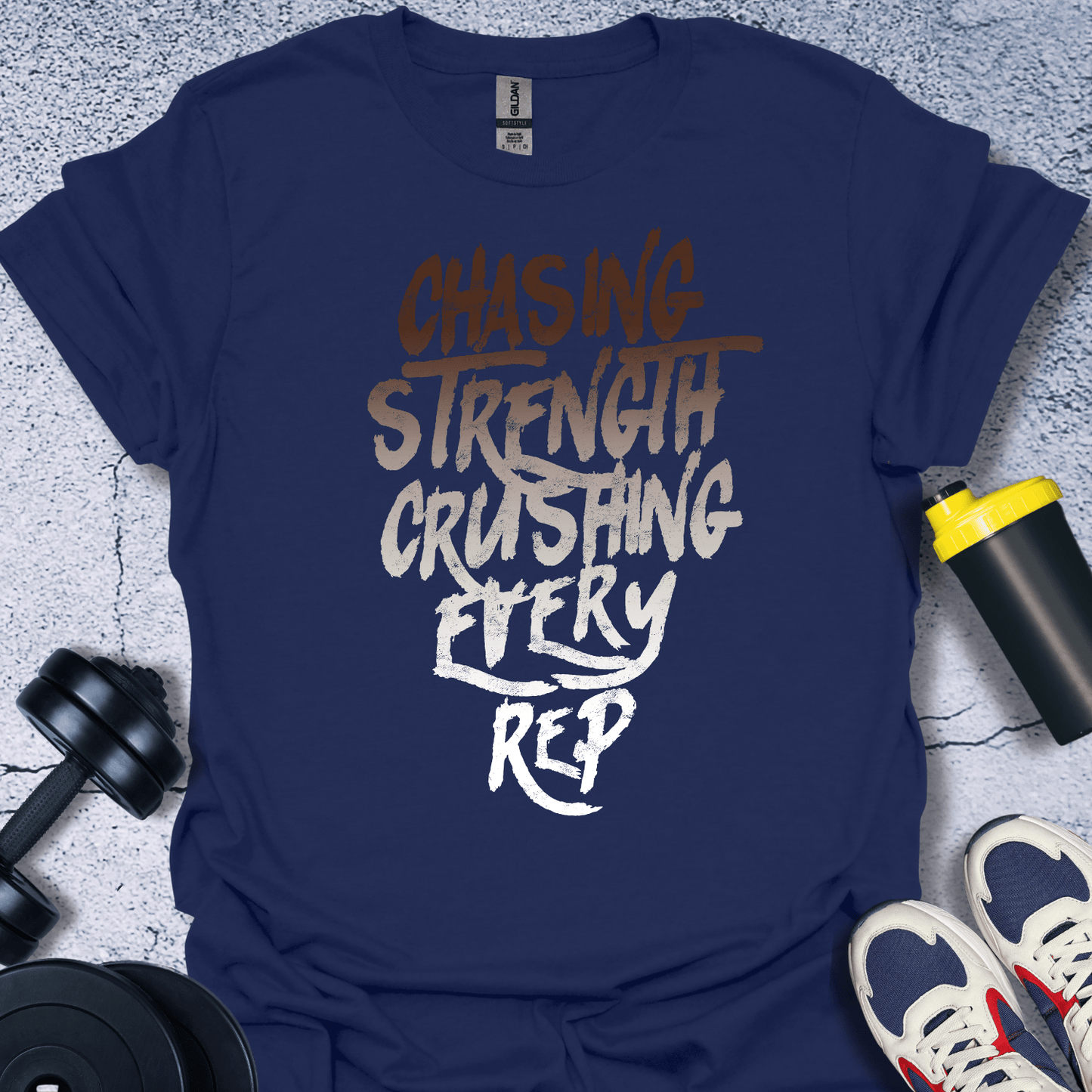 T-Shirt Navy / S Chasing Strength T-Shirt