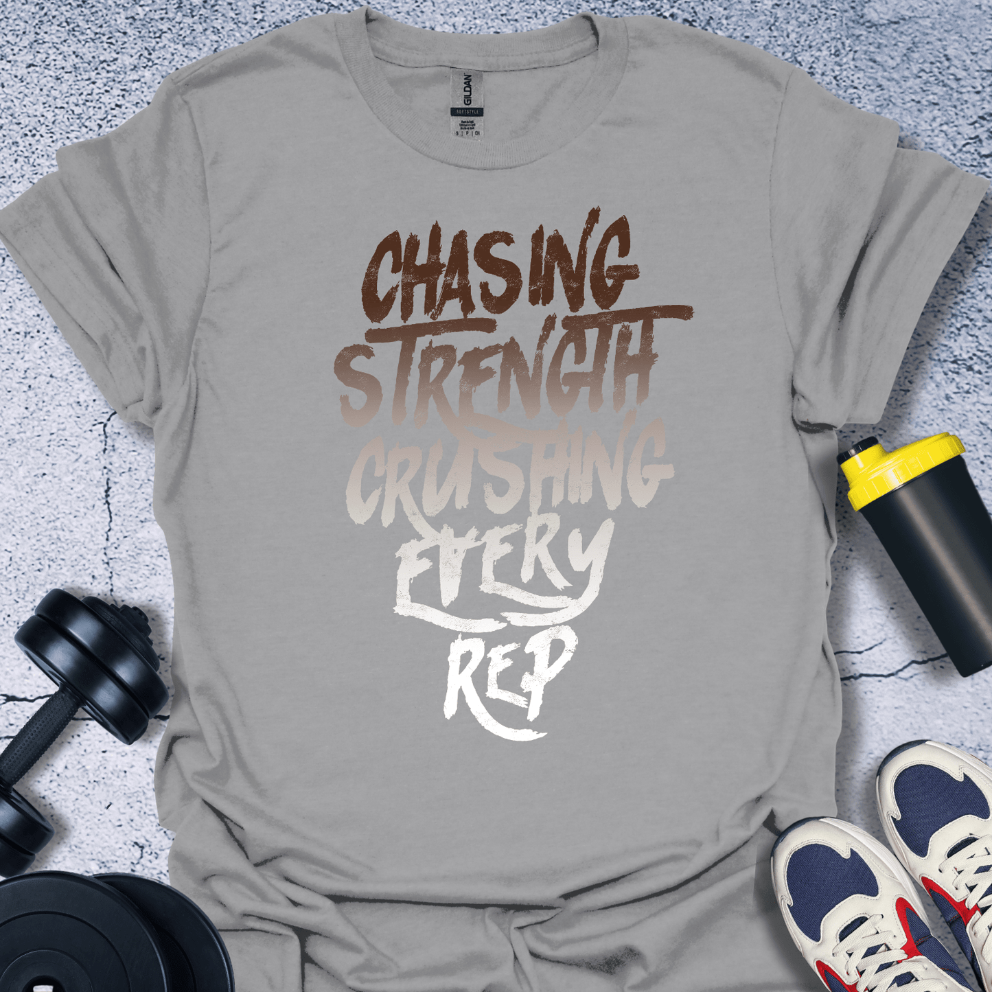 T-Shirt Sport Grey / S Chasing Strength T-Shirt