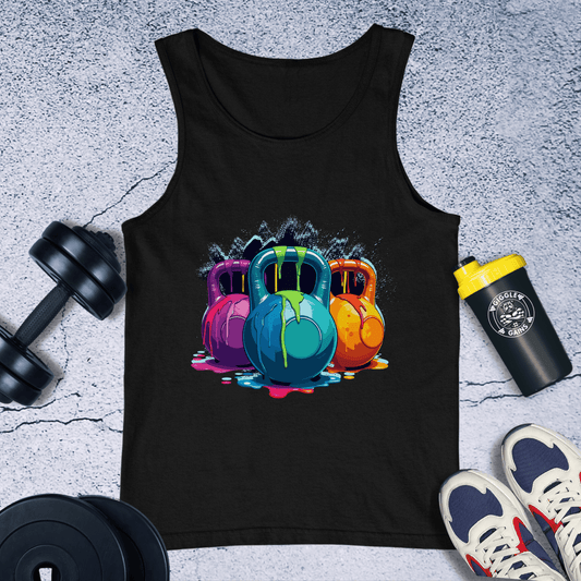 Tank Top Black / XS Colorful Kettlebells Tank Top