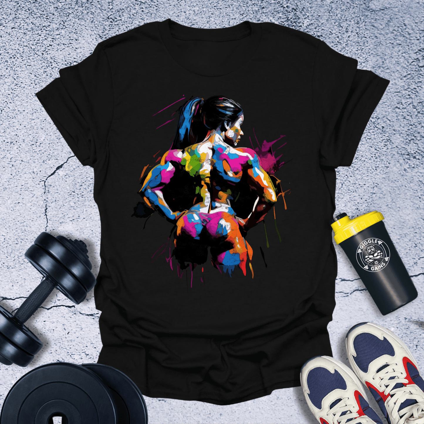 T-Shirt Black / S Colorful Strength T-Shirt