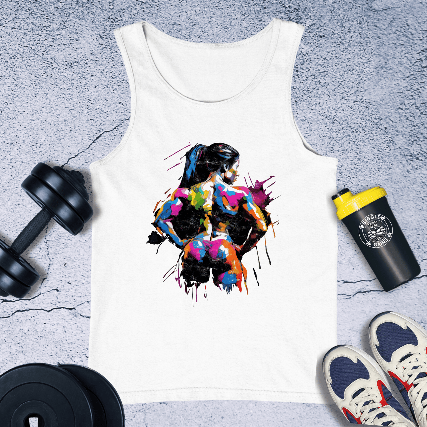 Tank Top White / XS Colorful Strength Tank Top