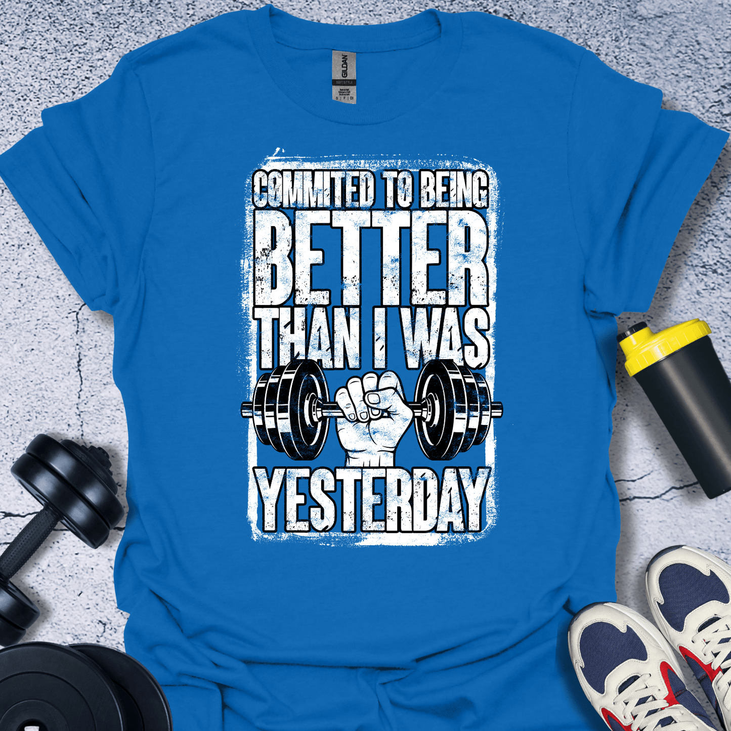 T-Shirt Royal / S Committed To Being Better T-Shirt