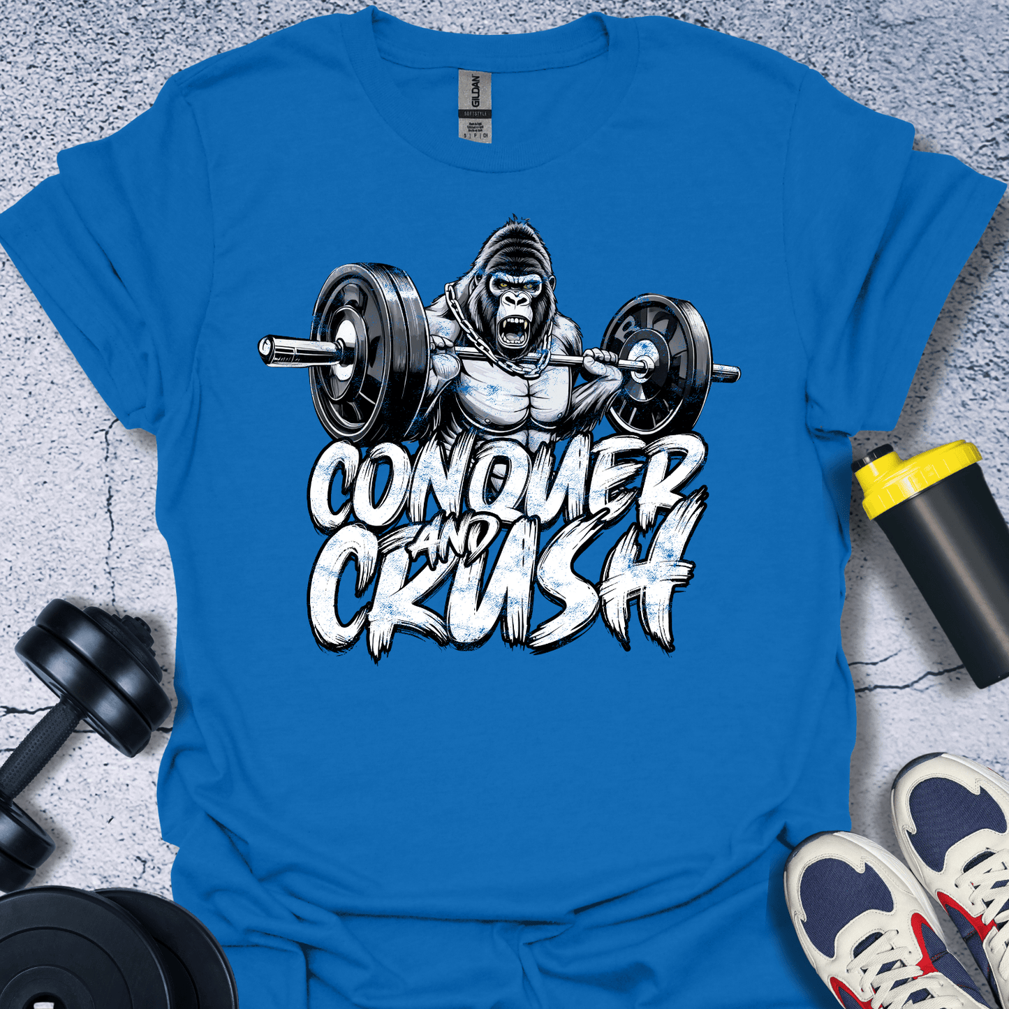 T-Shirt Royal / S Conquer And Crush T-Shirt