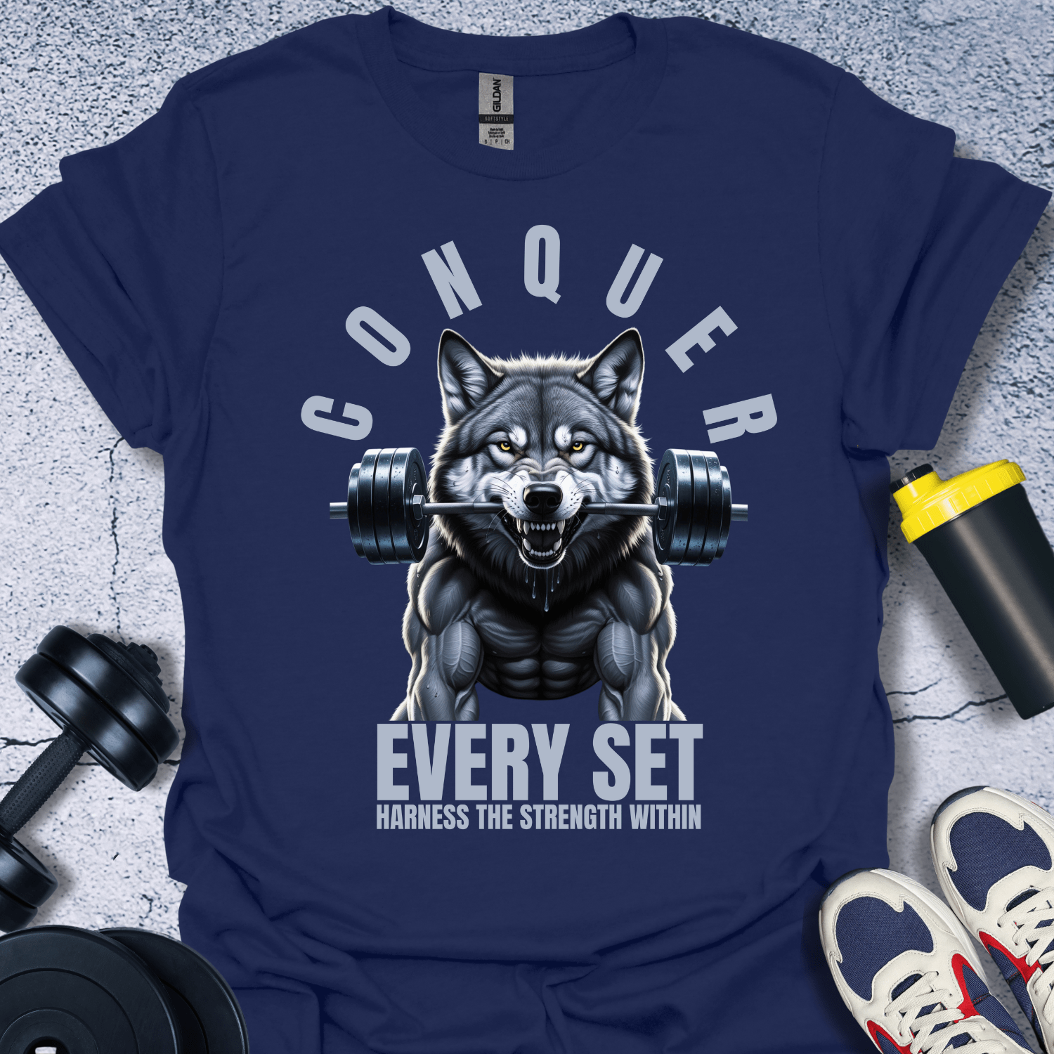 T-Shirt Navy / S Conquer Every Set T-Shirt