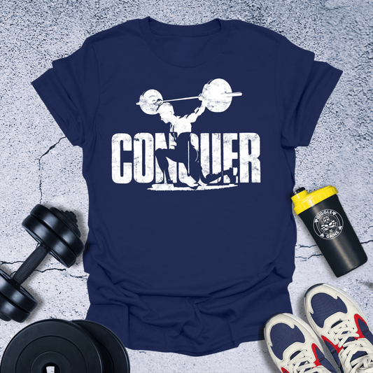 T-Shirt Navy / S Conquer T-Shirt