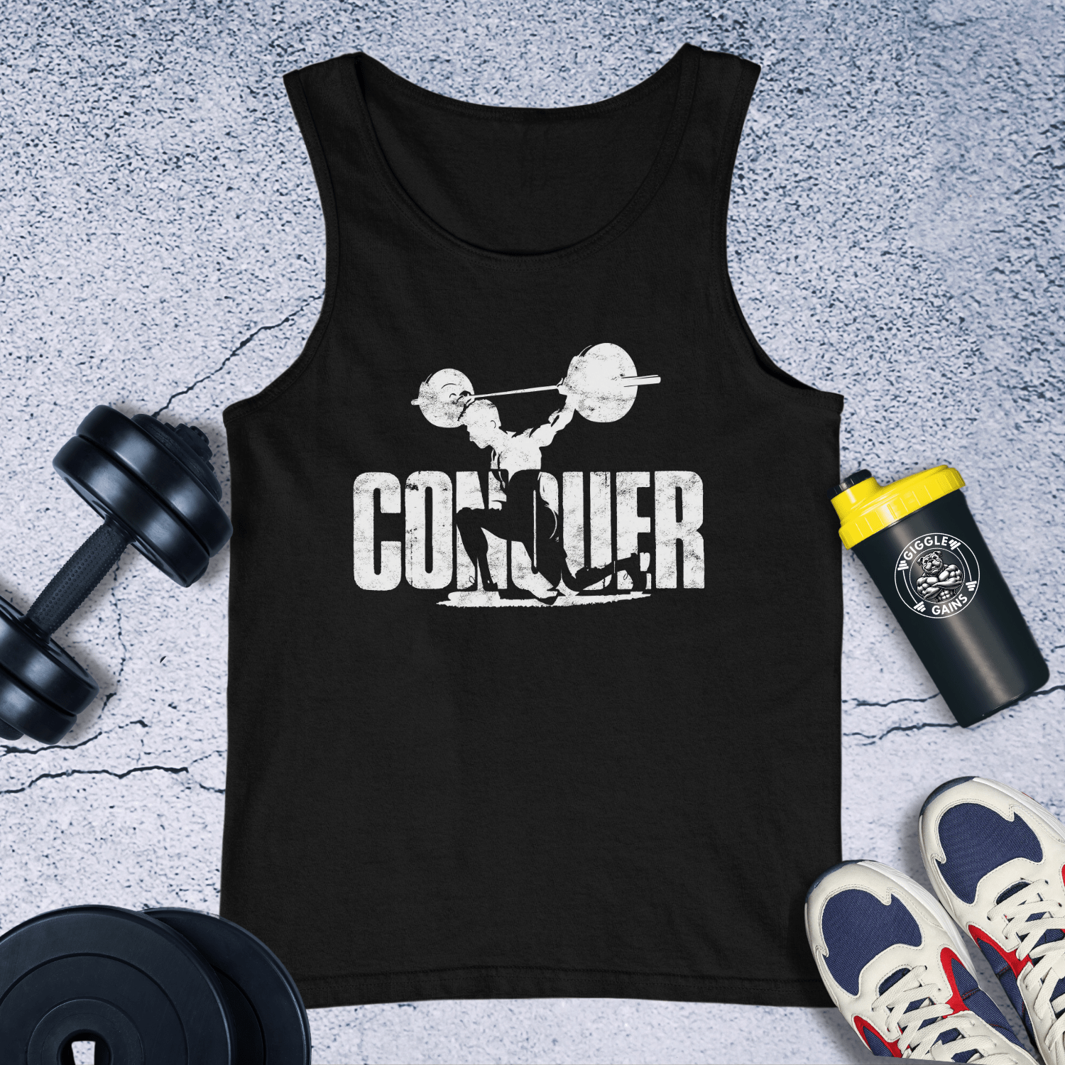 Tank Top Black / XS Conquer Tank Top