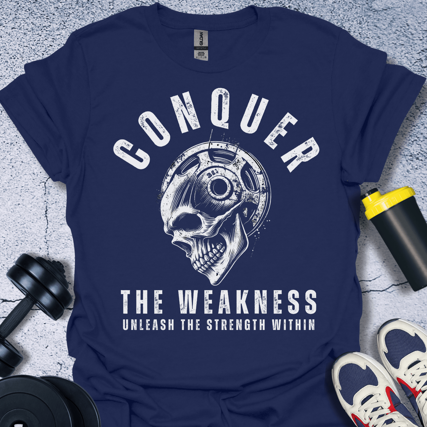 T-Shirt Navy / S Conquer The Weakness T-Shirt