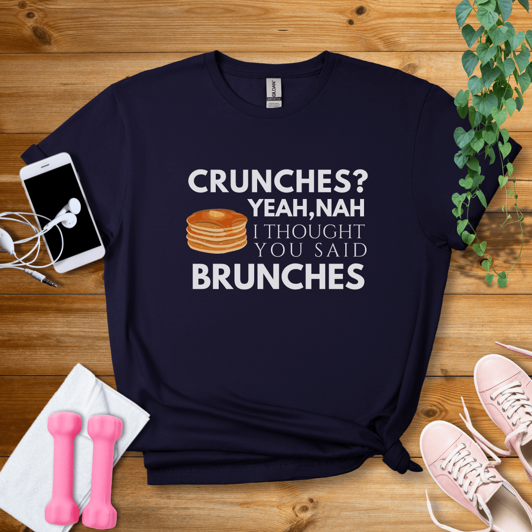 T-Shirt Navy / S Crunches？ T-Shirt