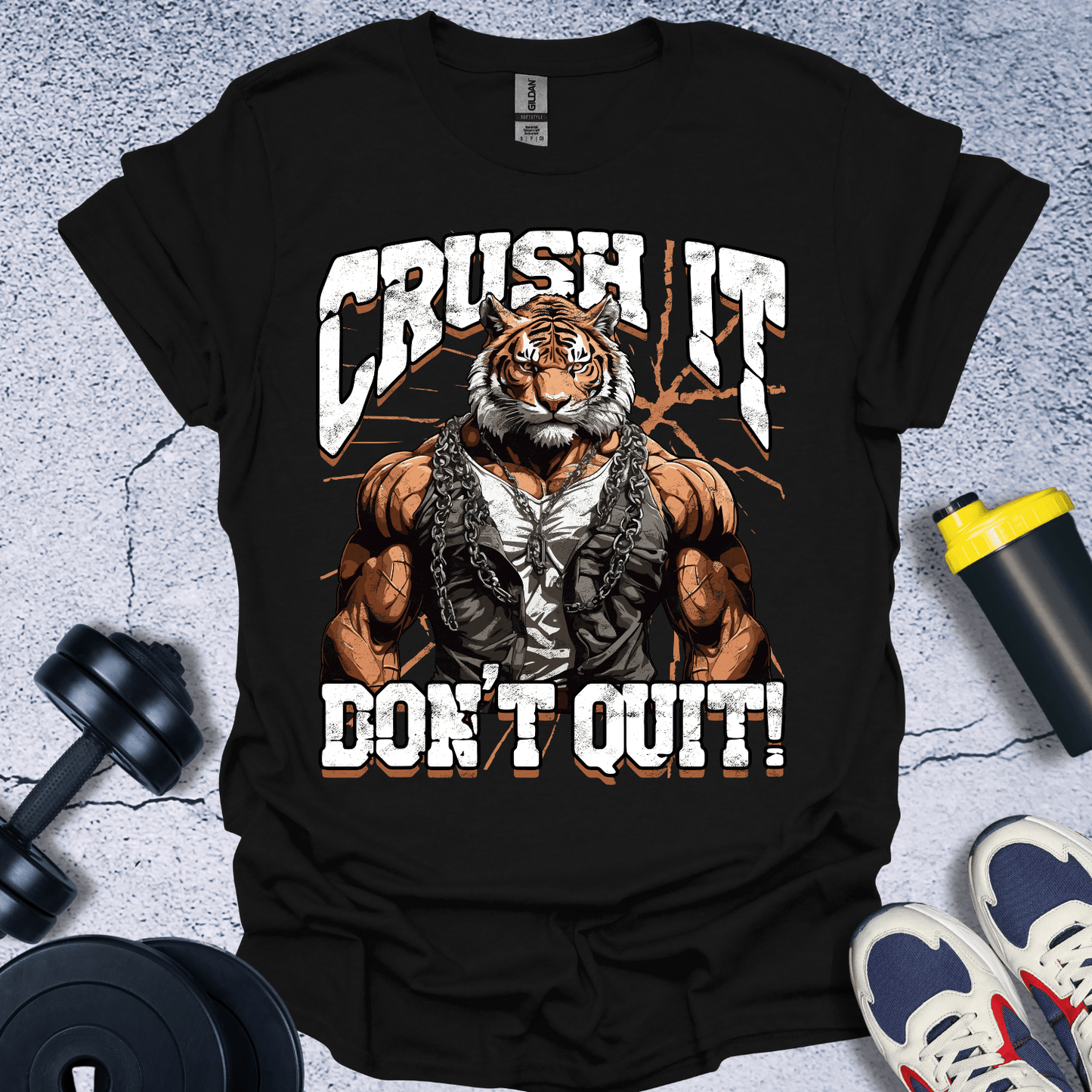 T-Shirt Black / S Crush It Don't Quit T-Shirt