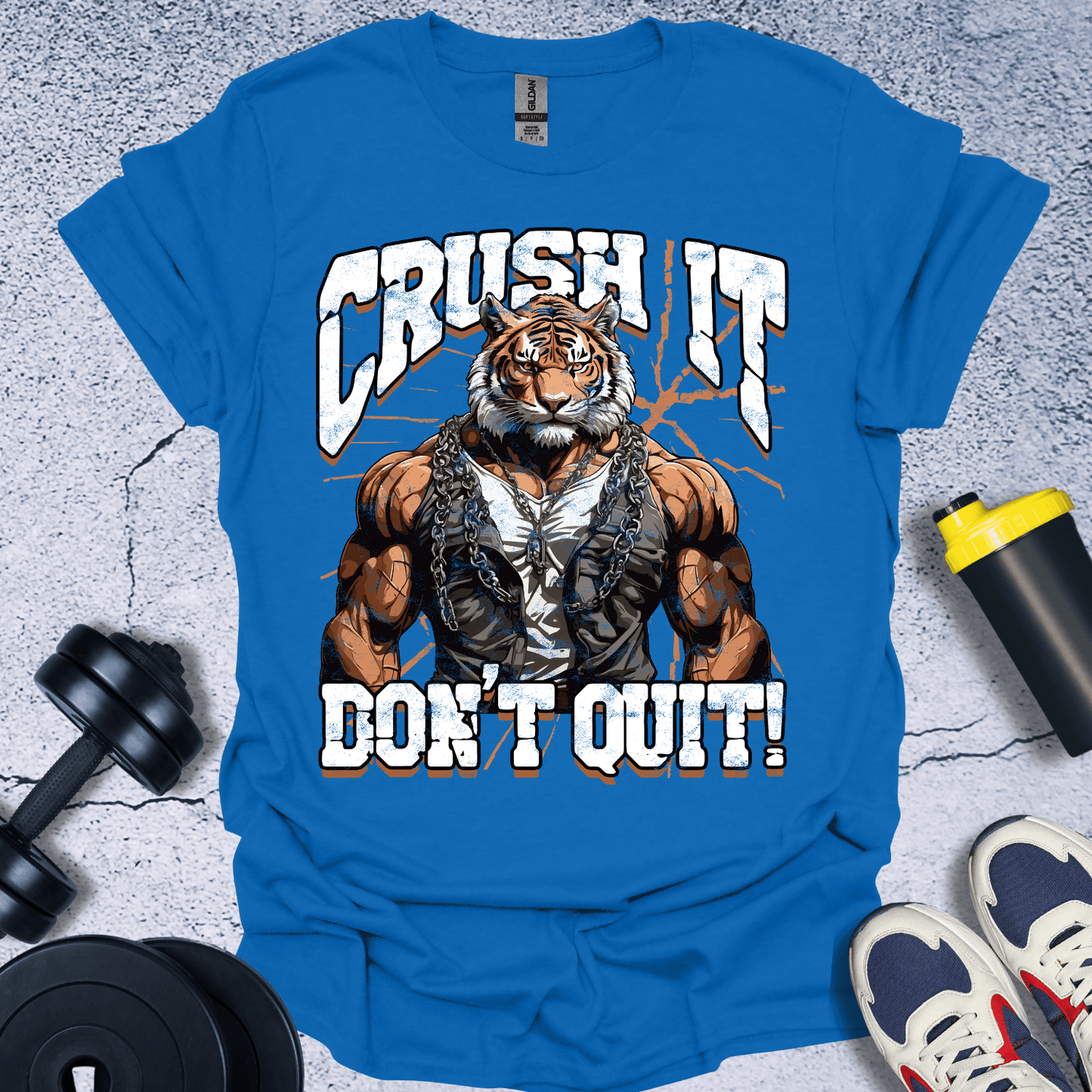 T-Shirt Royal / S Crush It Don't Quit T-Shirt