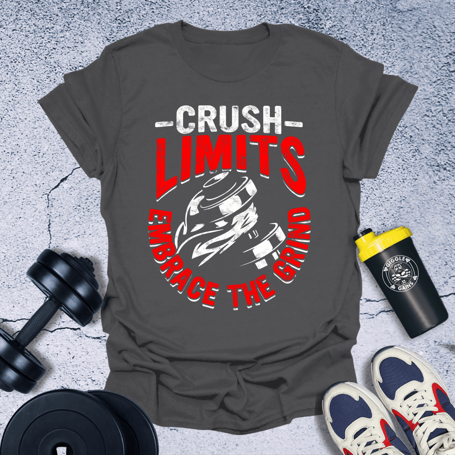 T-Shirt Charcoal / S Crush Limits T-Shirt